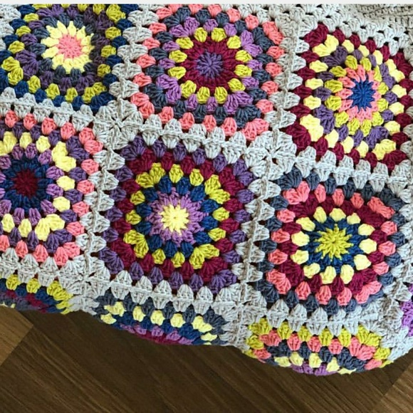 Vintage Bohemian bags, Granny square bags - Picture 10 of 11